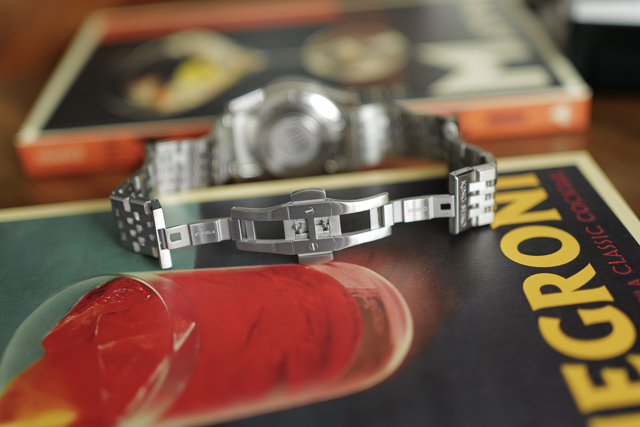 The King Seiko SPB281 clasp