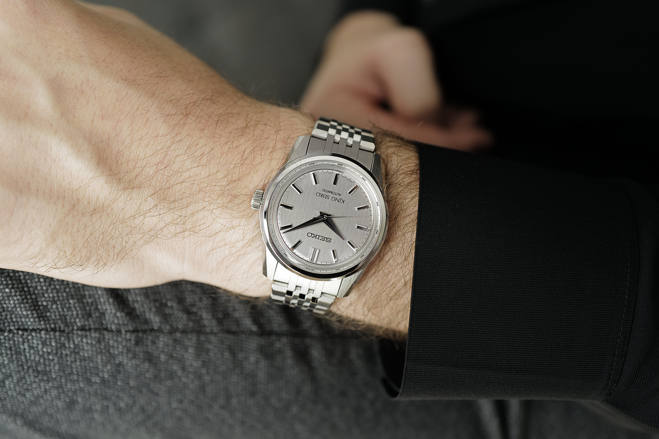 The King Seiko SPB281 on wrist