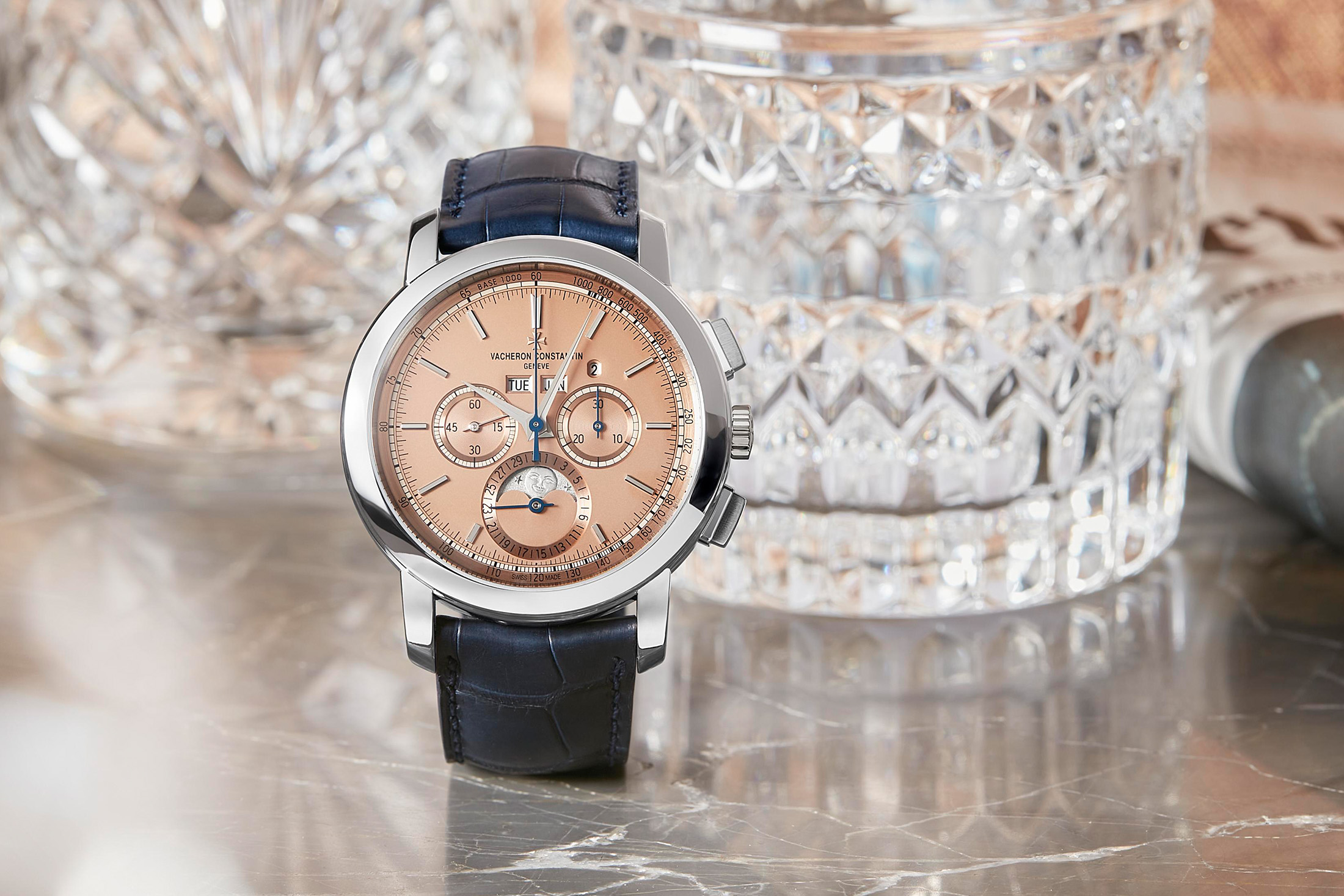 the vc next to a drinking glass