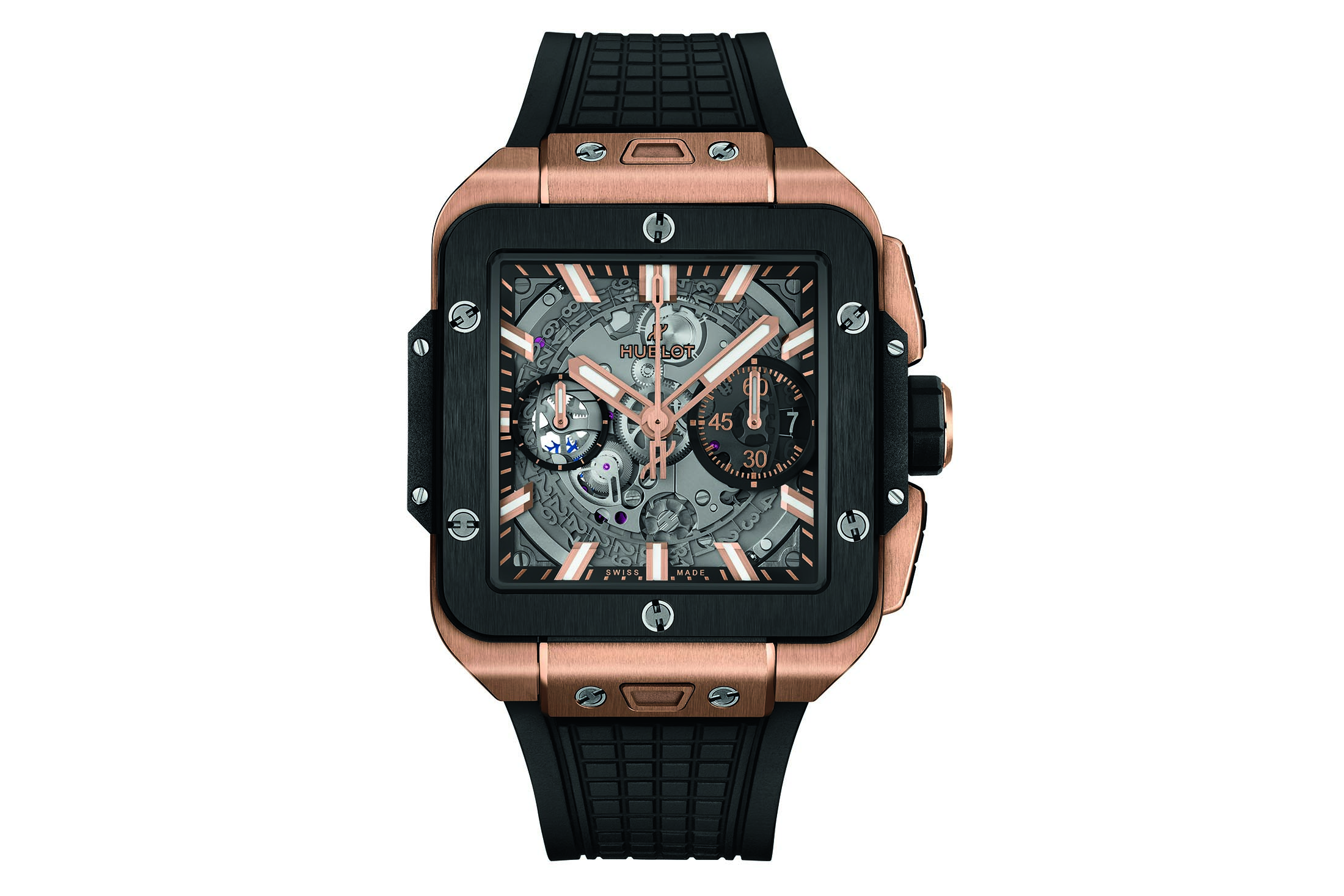 Square Bang King gold ceramic