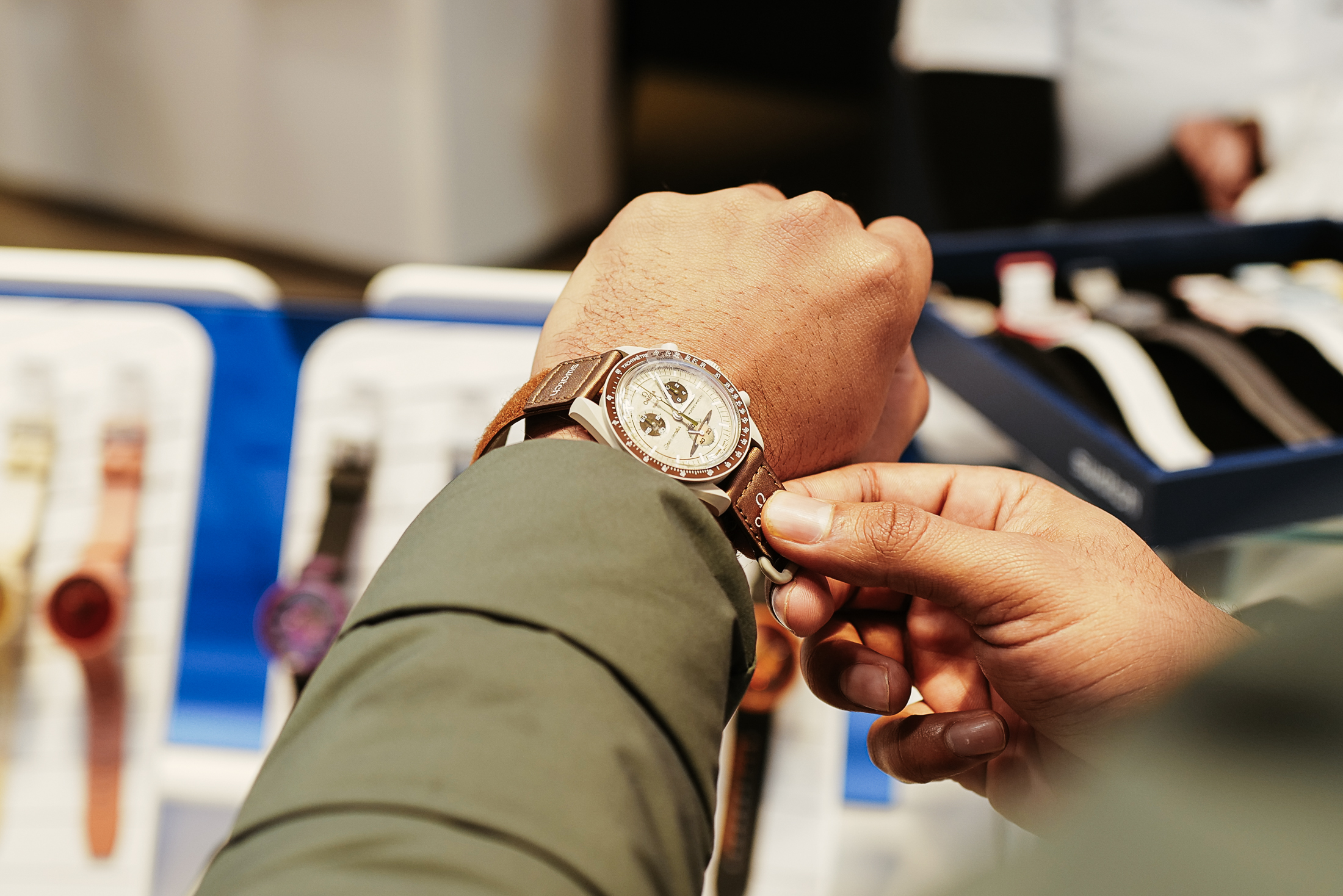 レシート付 保証有り Swatch × Omegaスウォッチオメガ Mission