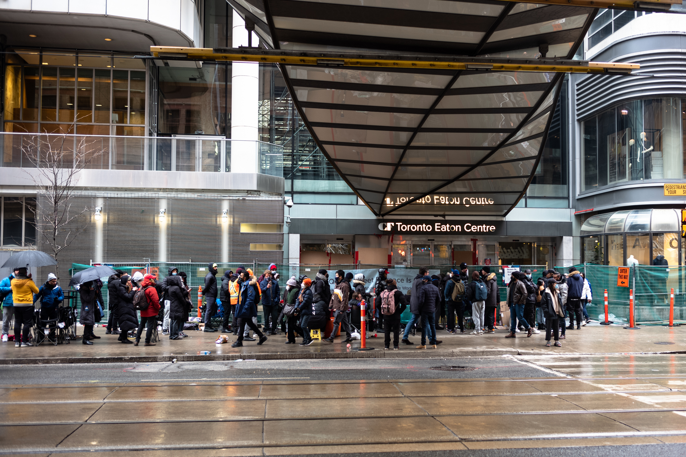 the line at swatch toronto