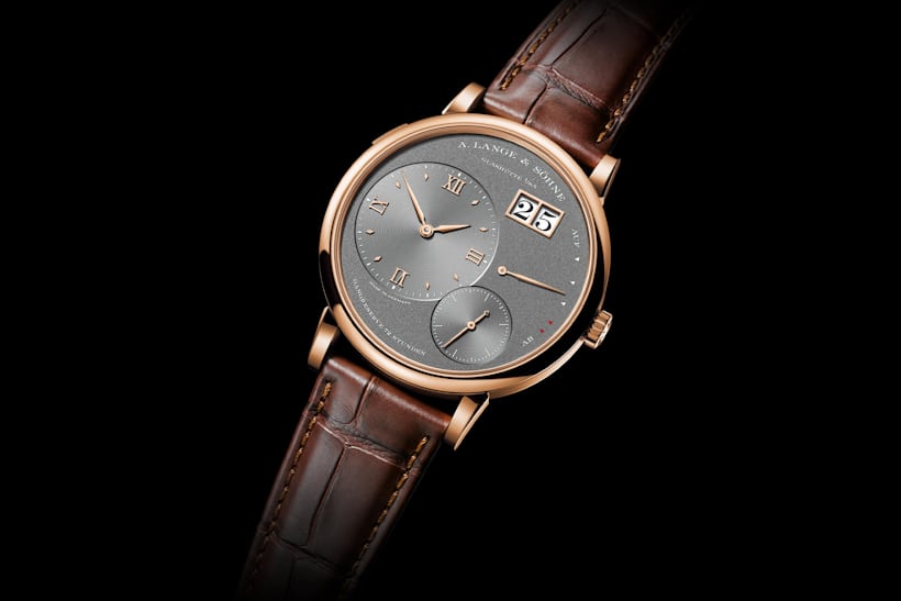 The new Grand Lange 1 in pink gold.