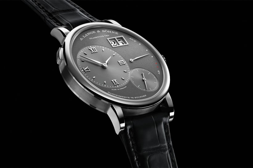 The new Grand Lange 1 in white gold.
