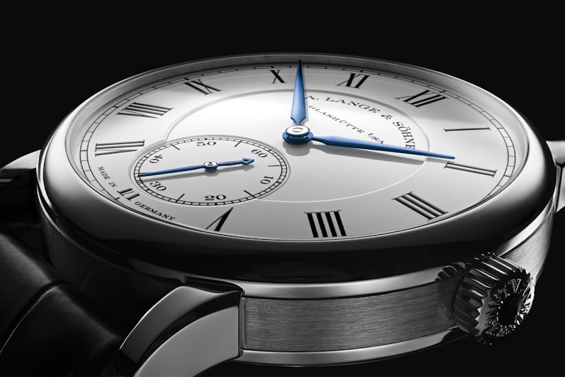 A rendering of the A. Lange & Söhne Richard Lange Minute Repeater.