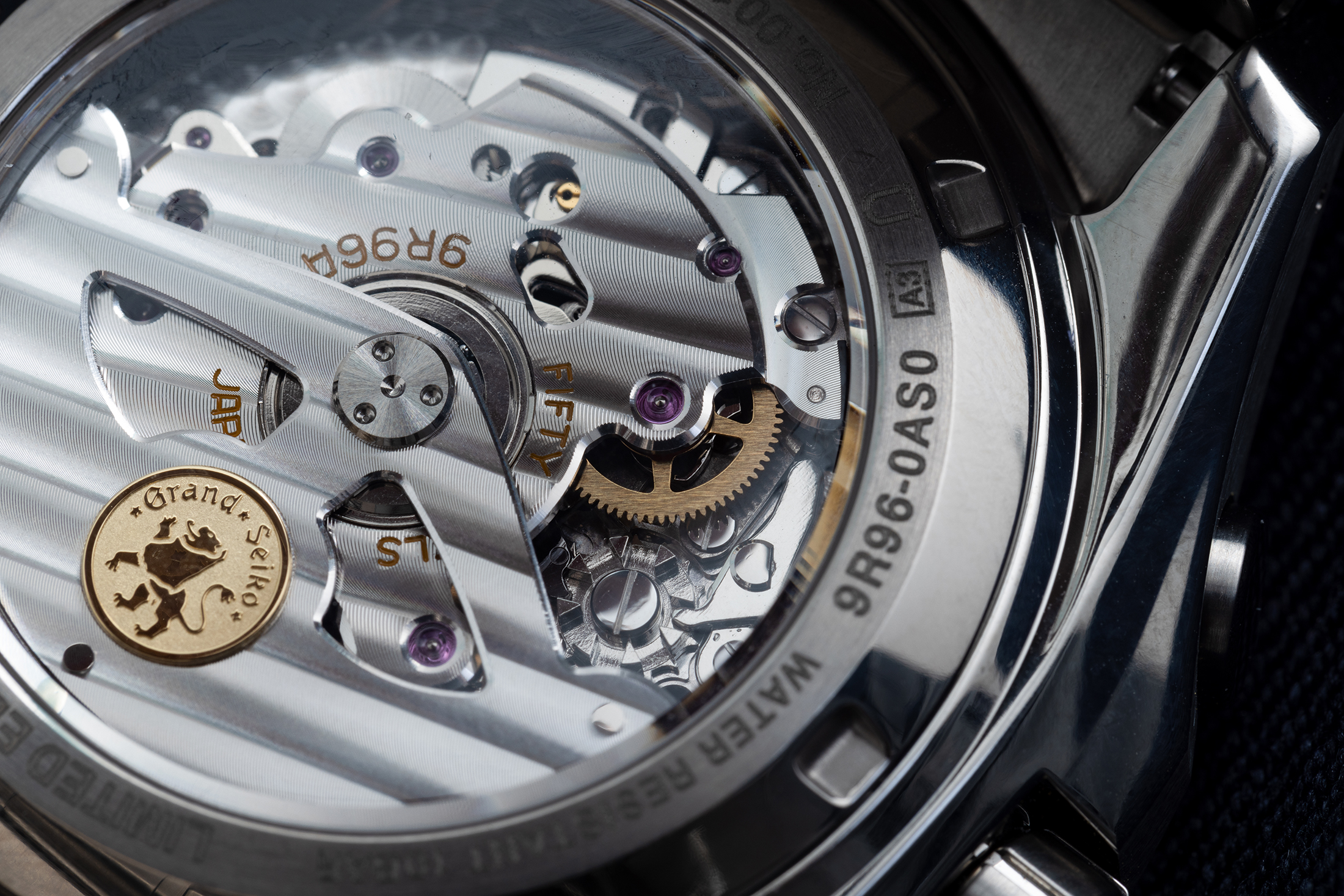 The movement inside the new Grand Seiko Spring Drive Chronograph GMT