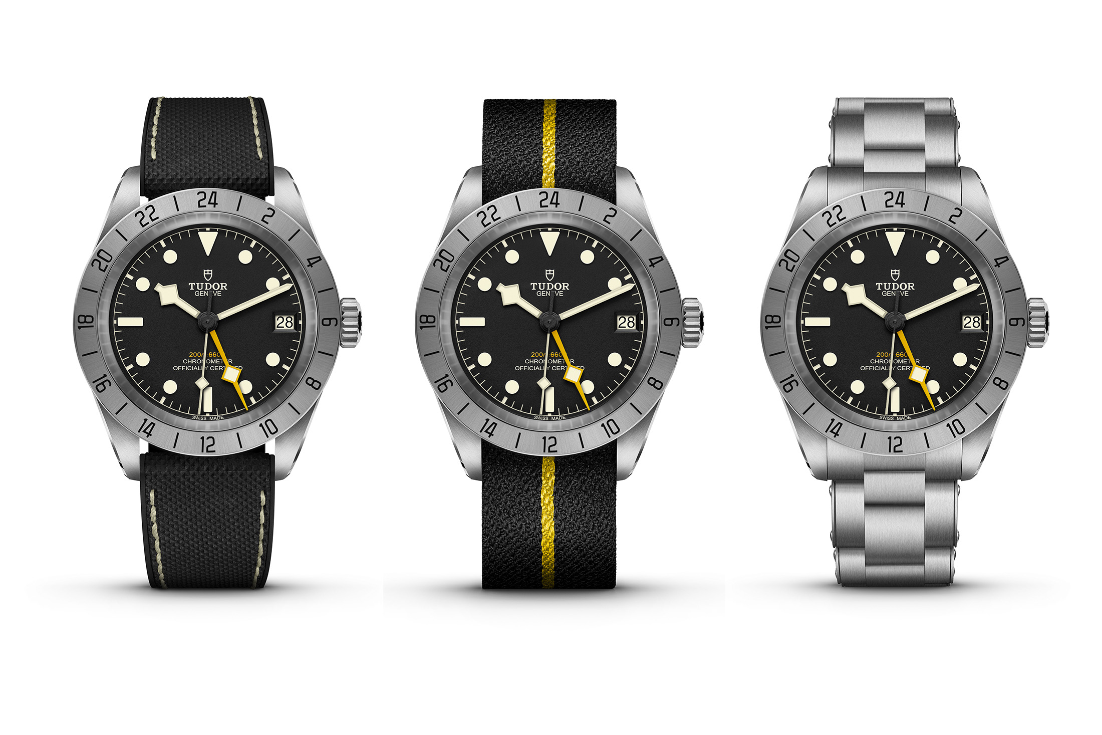 all three versions of the Black Bay pro. 