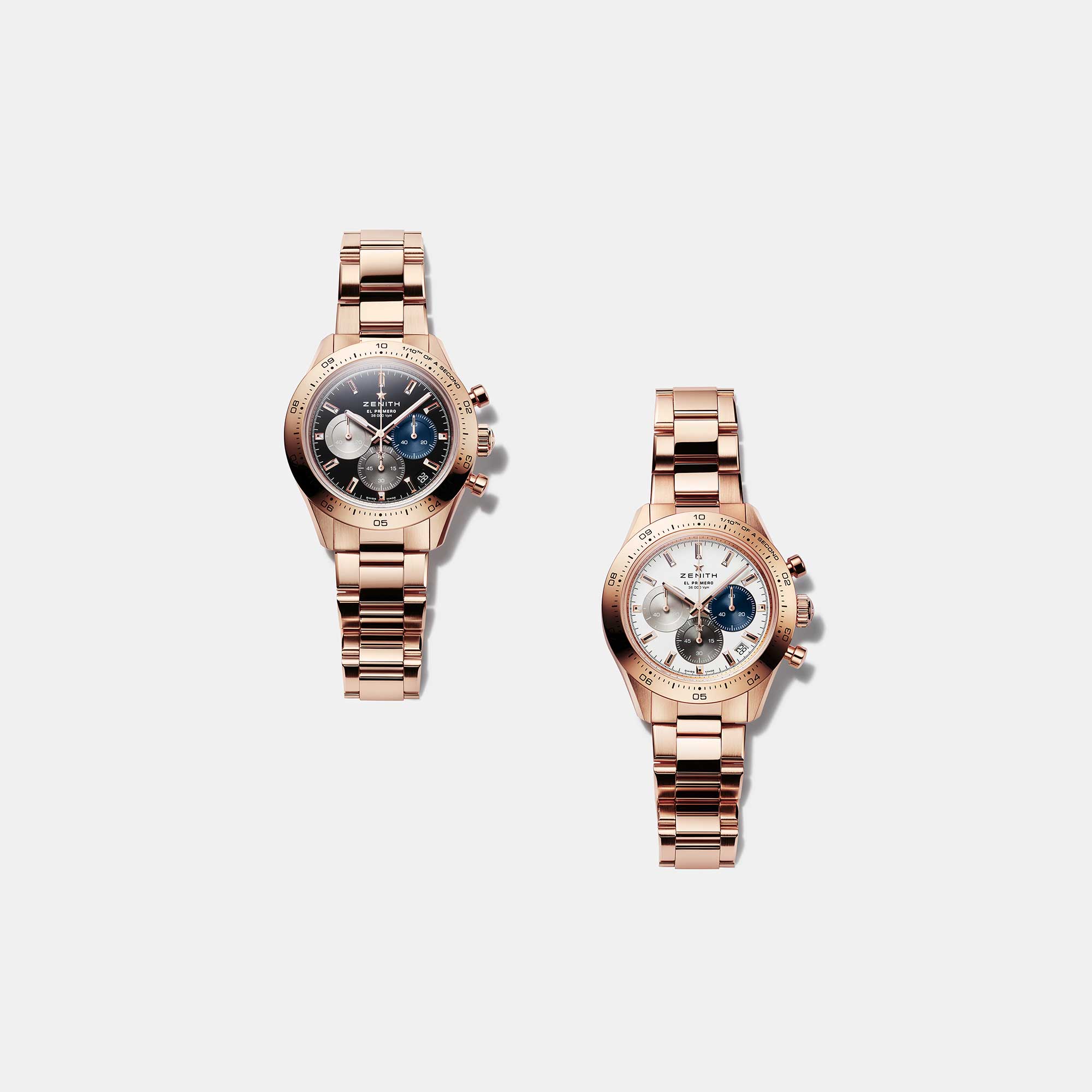 Zenith Chronomaster sport rose gold watches