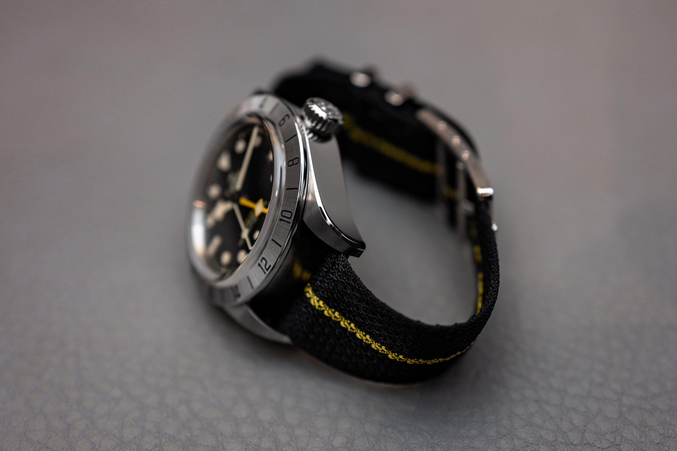 the case profile of the black bay pro