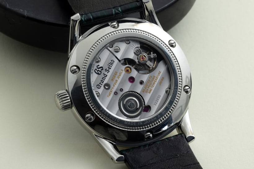 The movement inside the new Grand Seiko SBGW Models