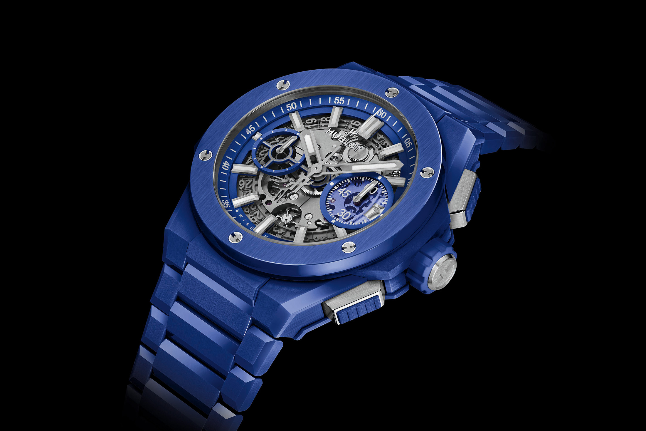 the dark blue integral ceramic 