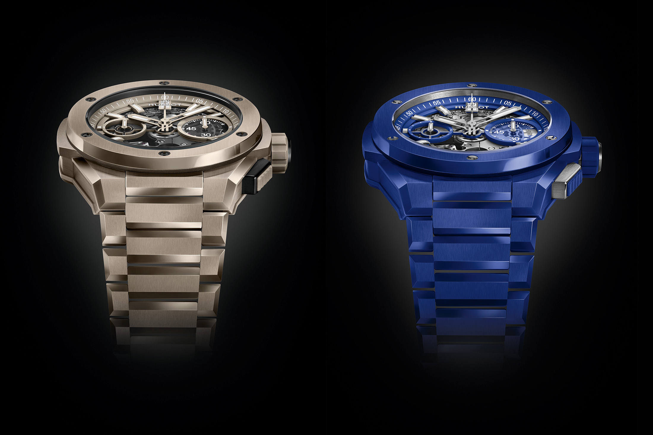 the beige and blue integral ceramics