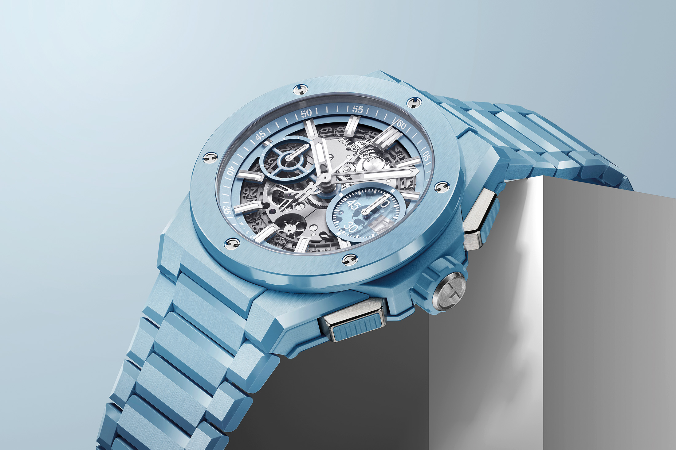 the light blue integral ceramic