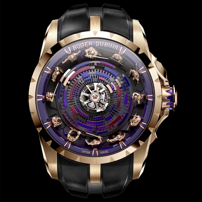 A rendering of the Roger Dubuis Knights of the Round Table Monotourbillon.