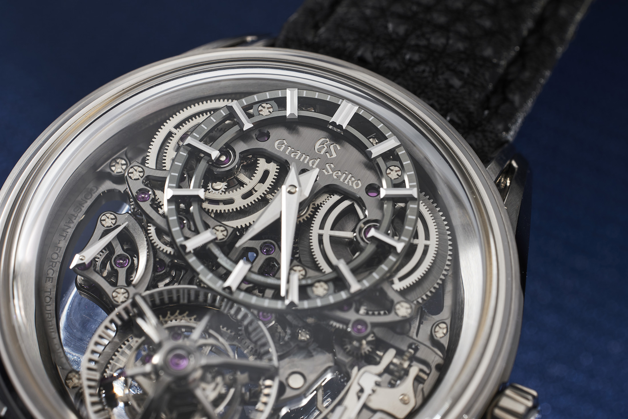 Close up of Grand Seiko Kodo
