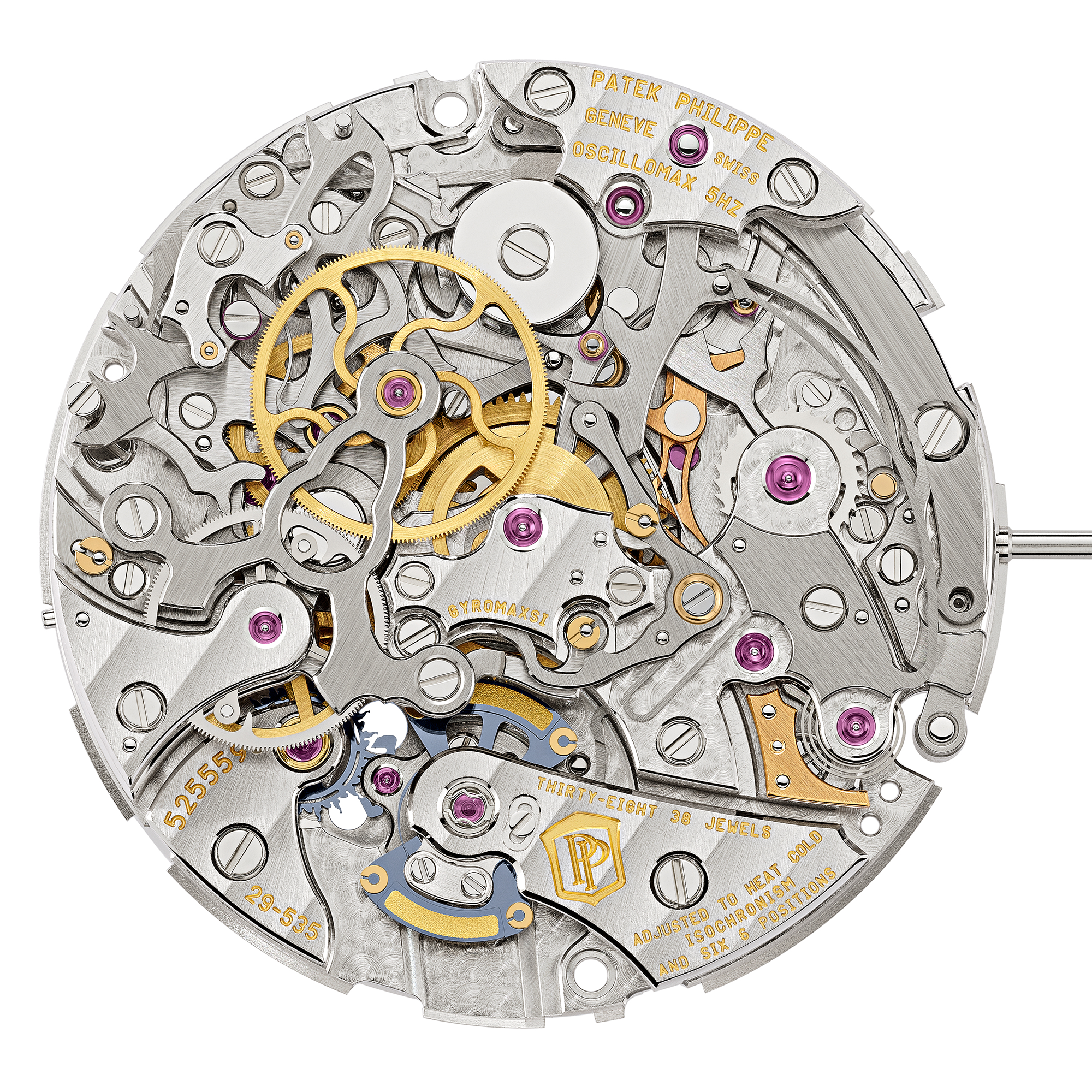 Patek monopusher high beat chrono movement