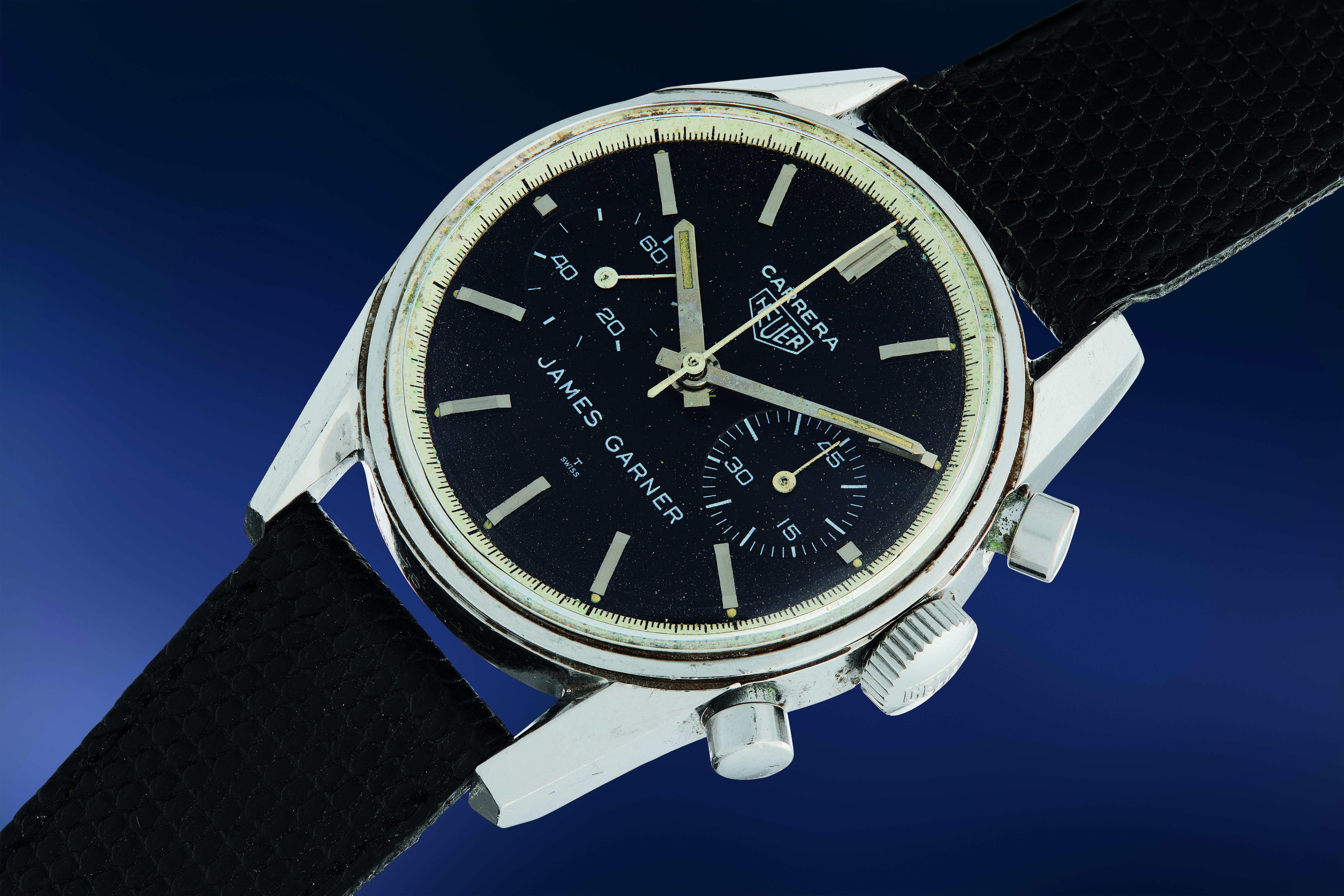 A Heuer Carrera owned by James Garner.