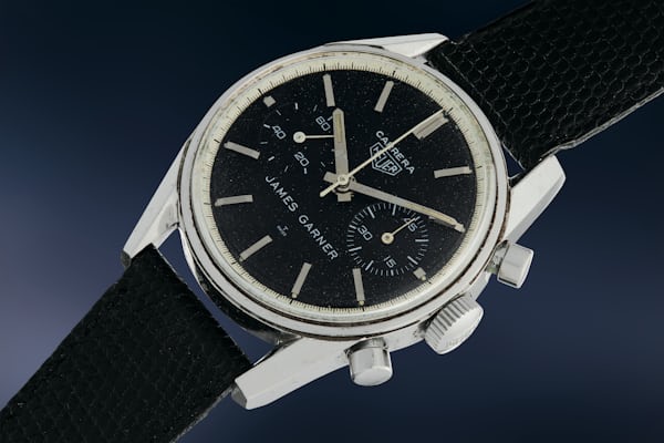 A Heuer Carrera owned by James Garner.