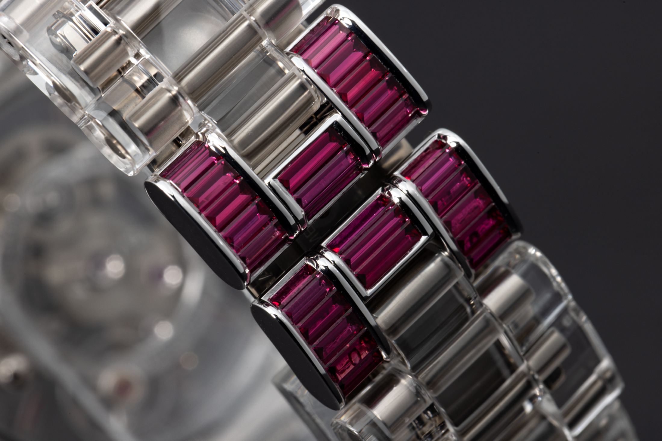 Clasp of a Chanel watch