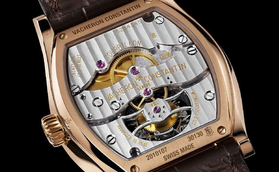 Caseback of a Vacheron Constantin watch 