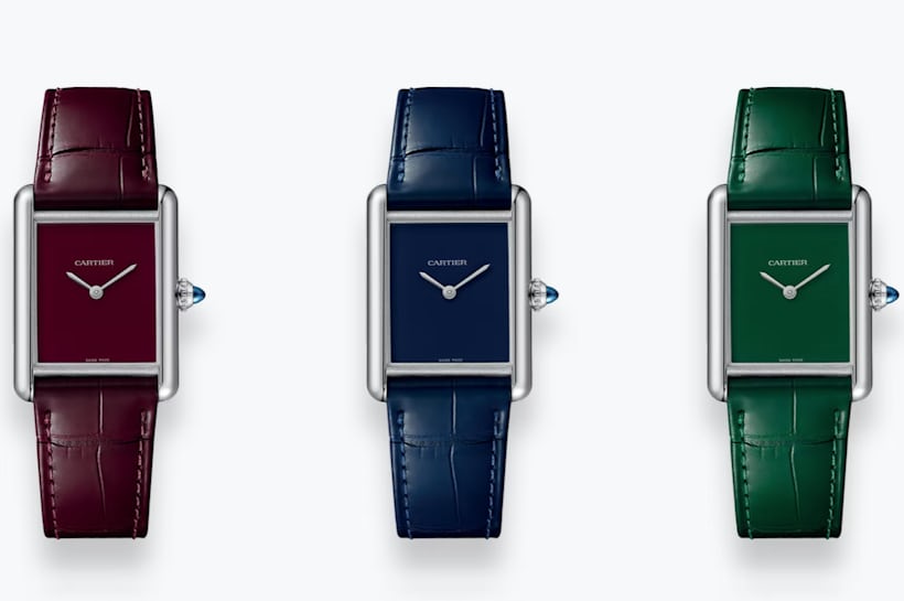 Three Cartier Tank Must watches