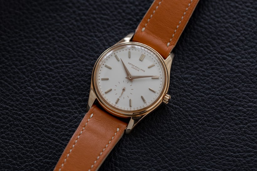 Patek Philippe Reference 3428 | A very well preserved yellow gold wristwatch with enamel dial, Made in 1962