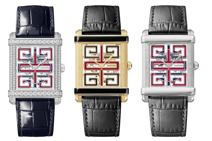 Cartier Tank Chinoise Open Dial Models