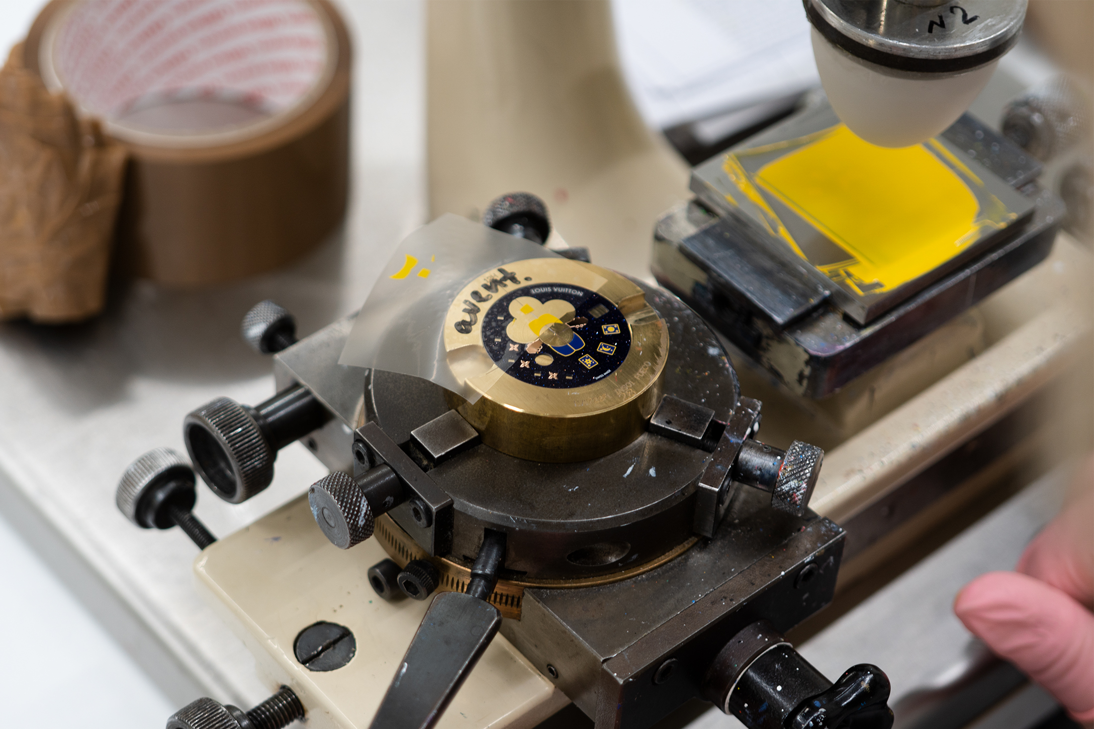 Dials are painted by hand at La Fabrique Du Temps