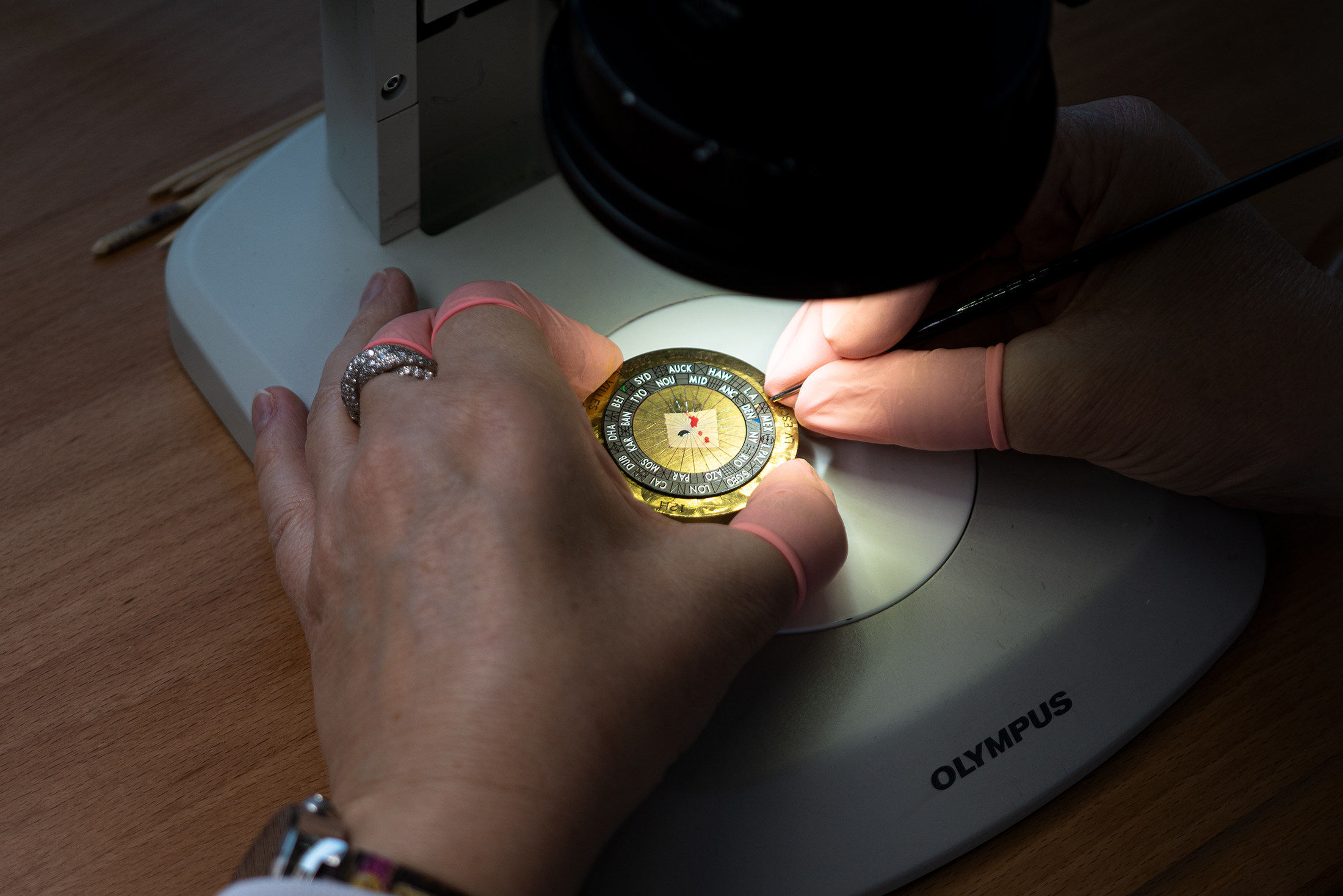 Dials are painted by hand at La Fabrique Du Temps