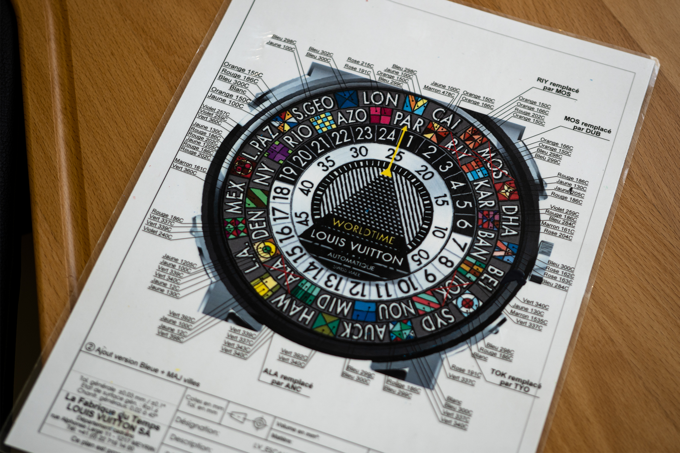 Dials are painted by hand at La Fabrique Du Temps