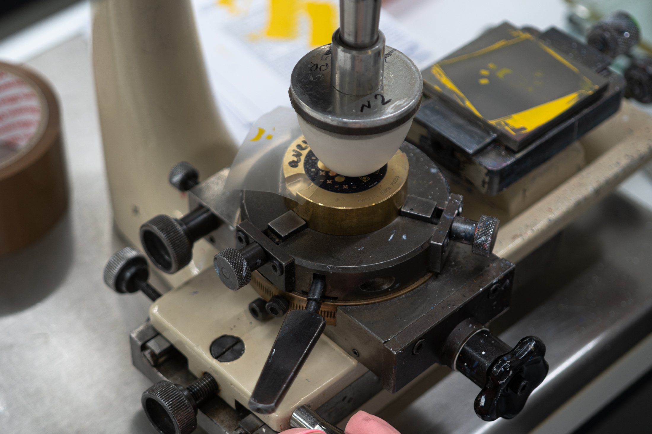 Dials are painted by hand at La Fabrique Du Temps
