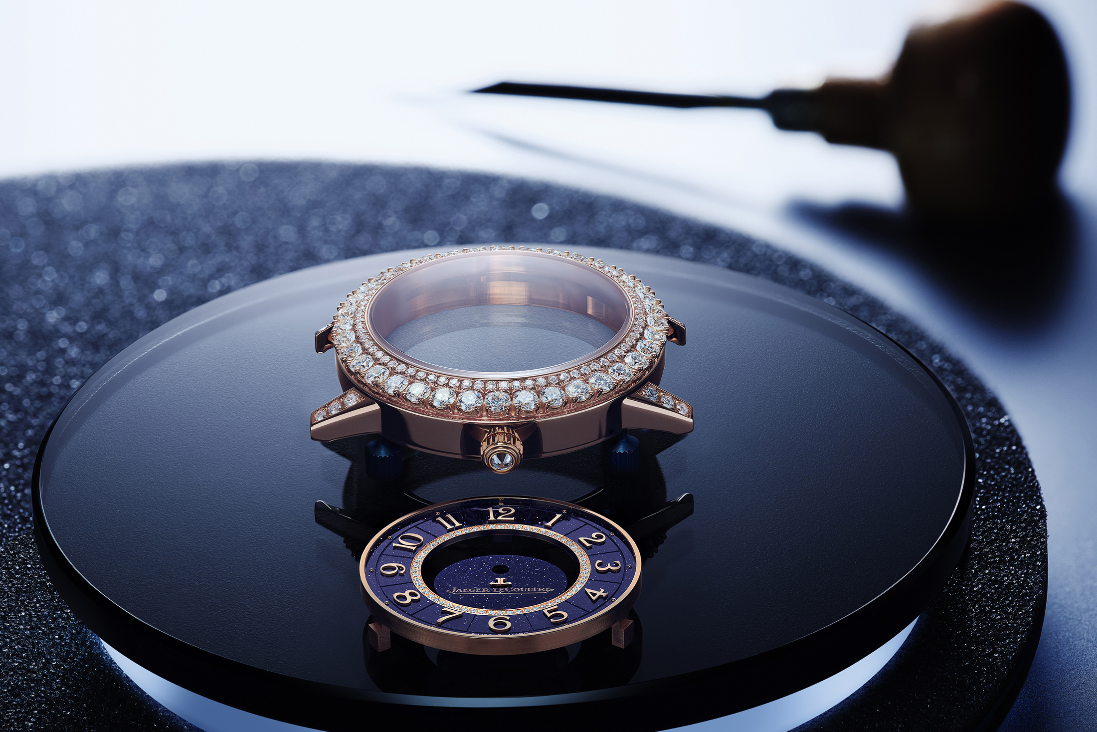 Jaeger-LeCoultre Rendez-Vous Dazzling Star dial disassembled