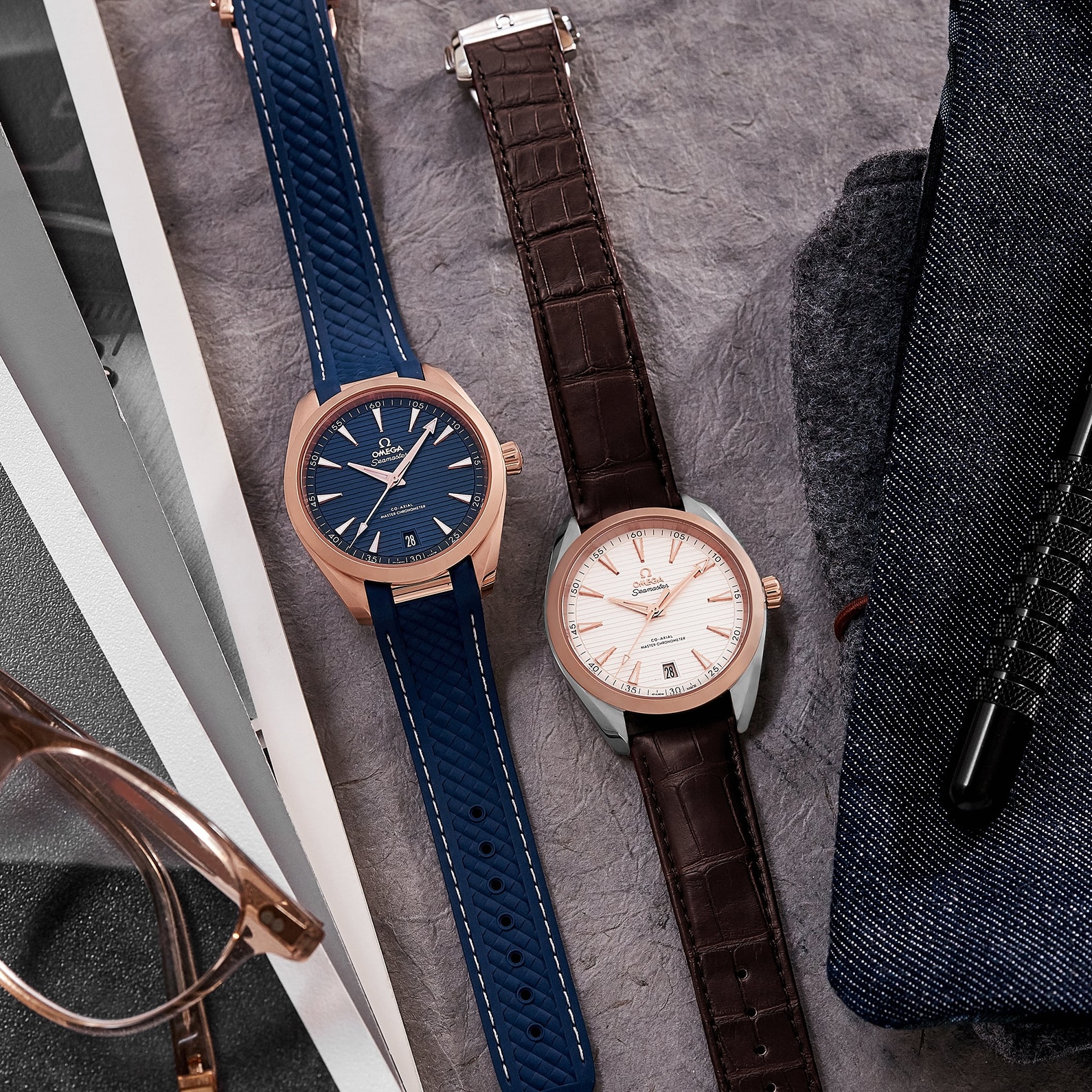 Two Omega Seamasters