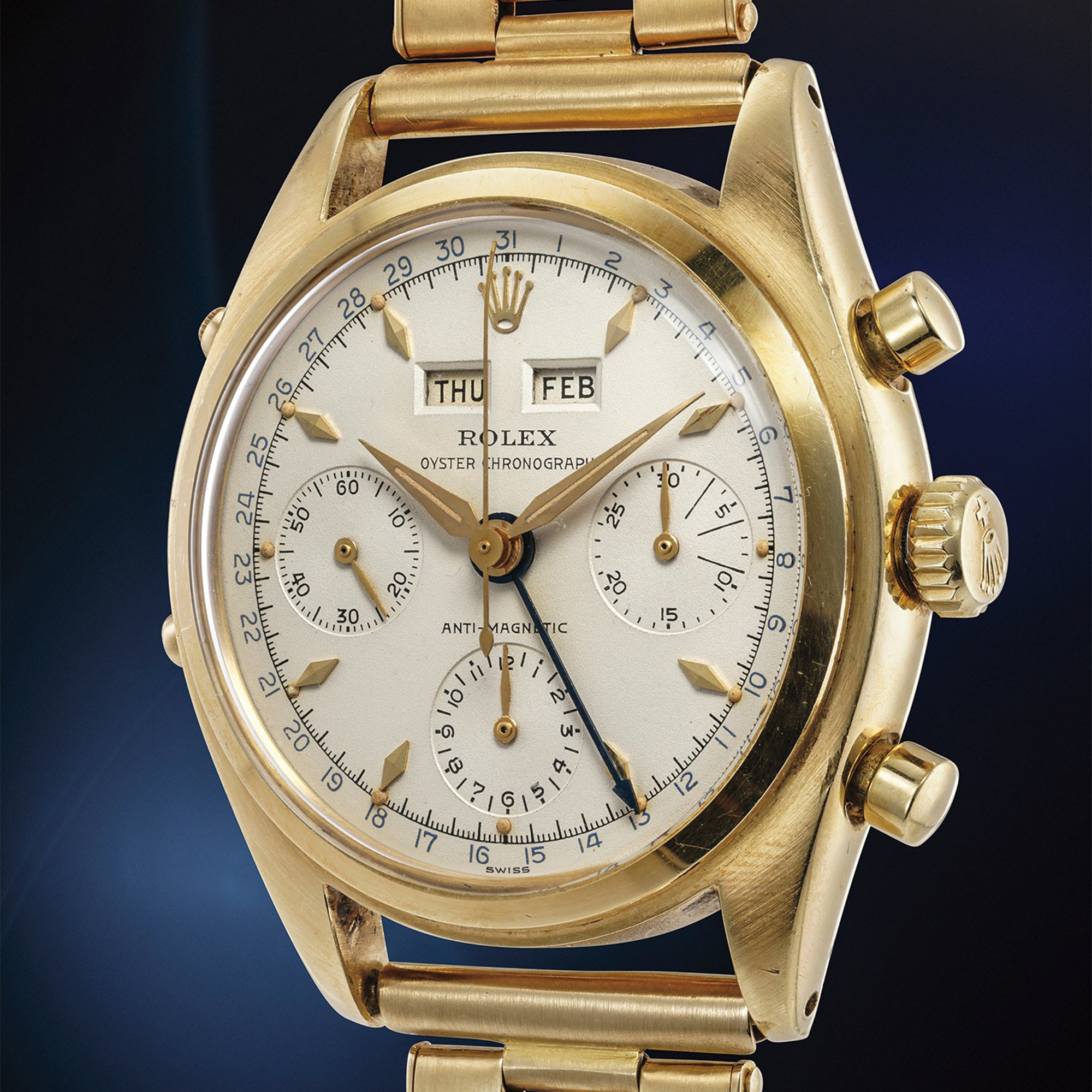 Rolex Datocompax Killy yellow gold