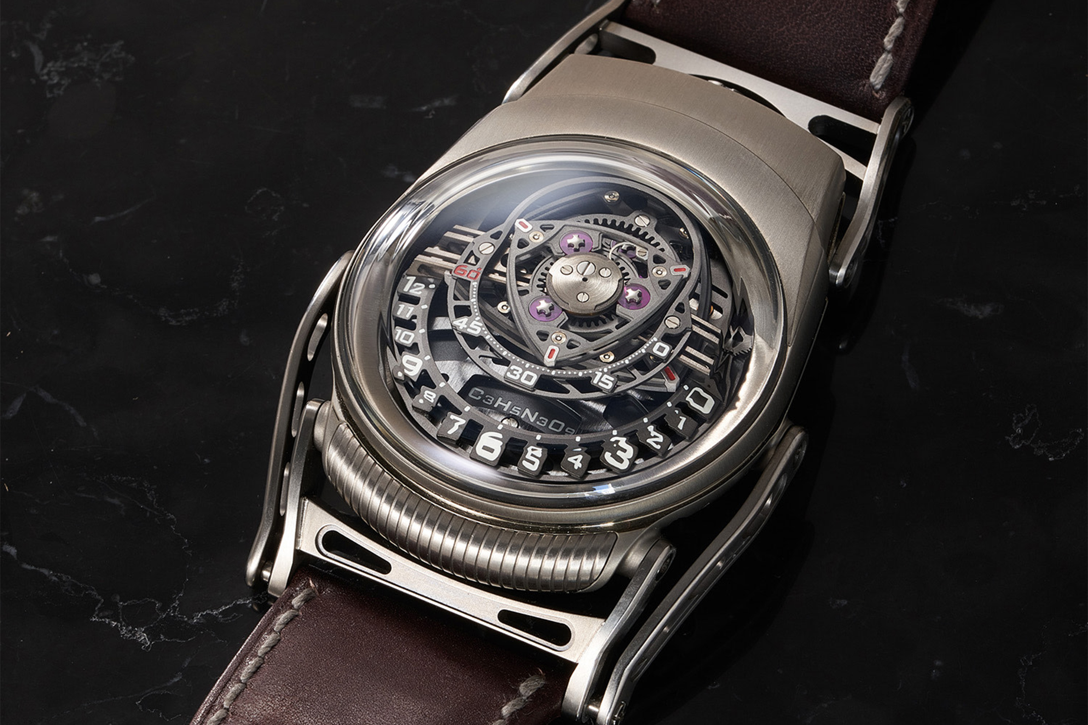 MB&F X Urwerk C3H5N309 Experiment ZR012 in Zirconium