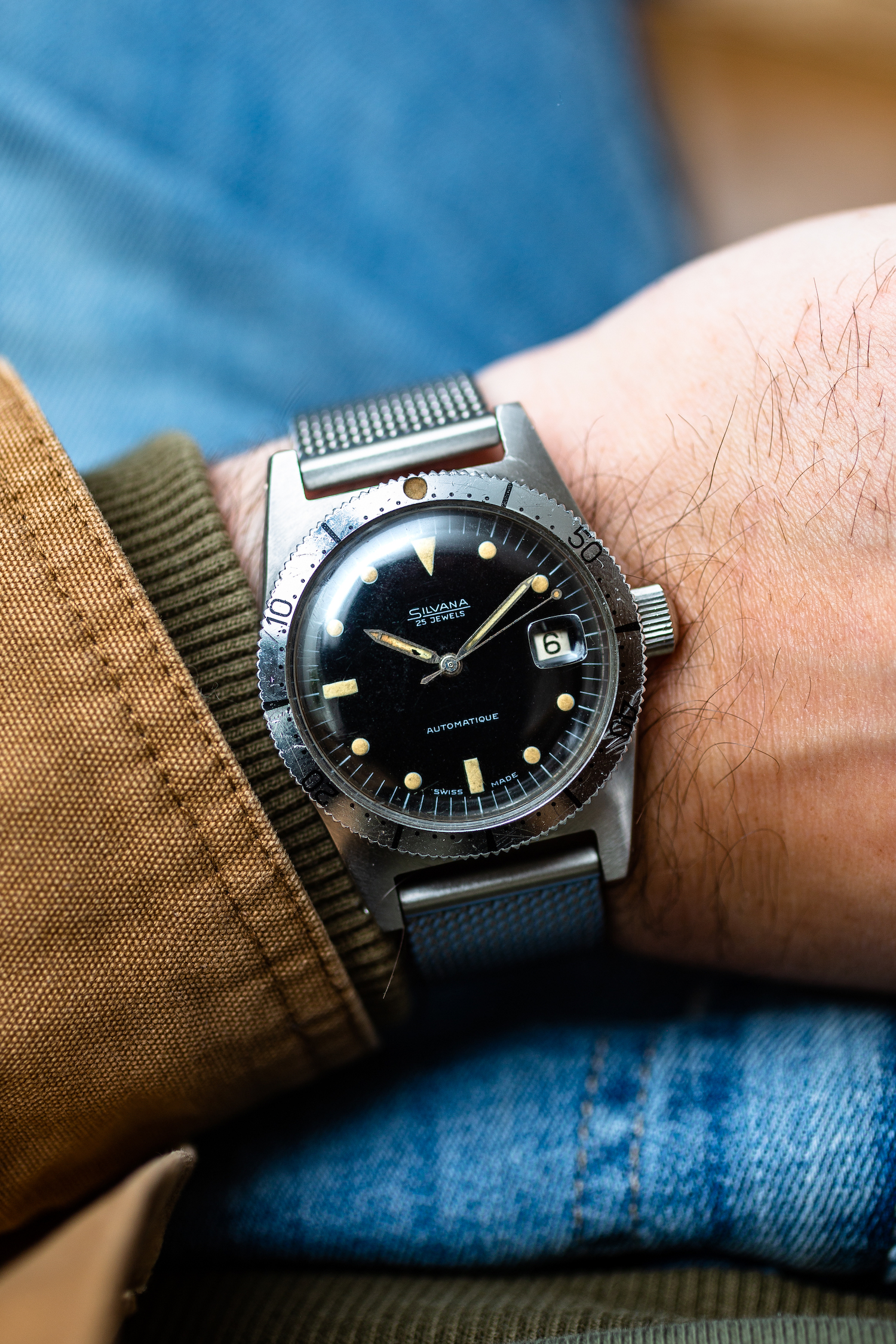 the silvana on the author's wrist