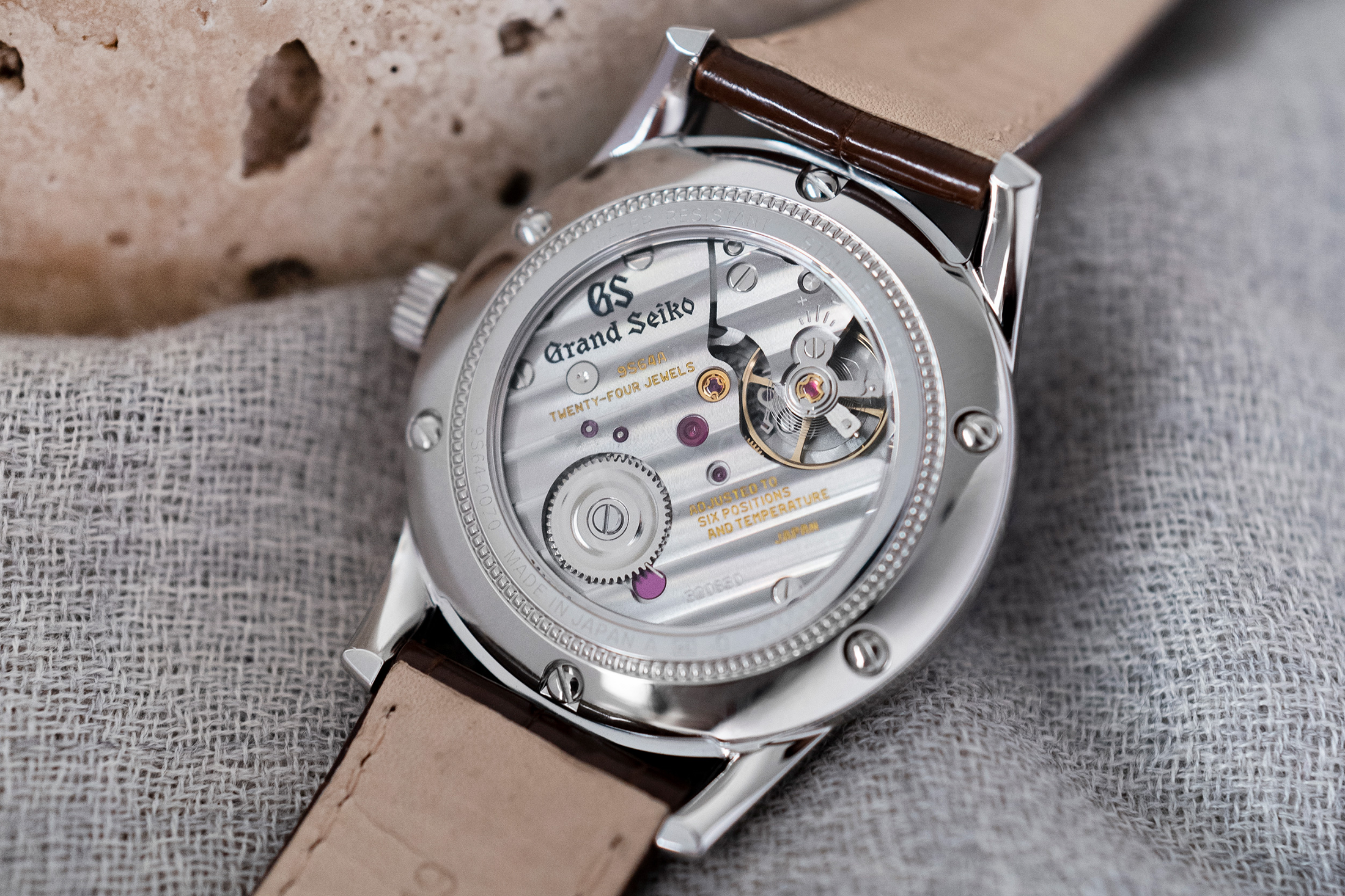 Grand Seiko Oruri SGBW279 caseback
