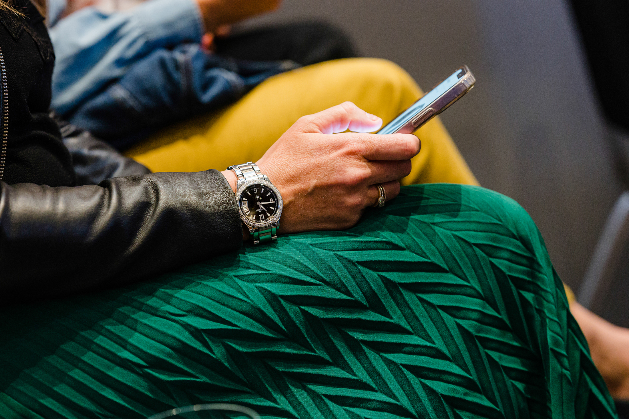 Sothebys - attendee wearing JLC