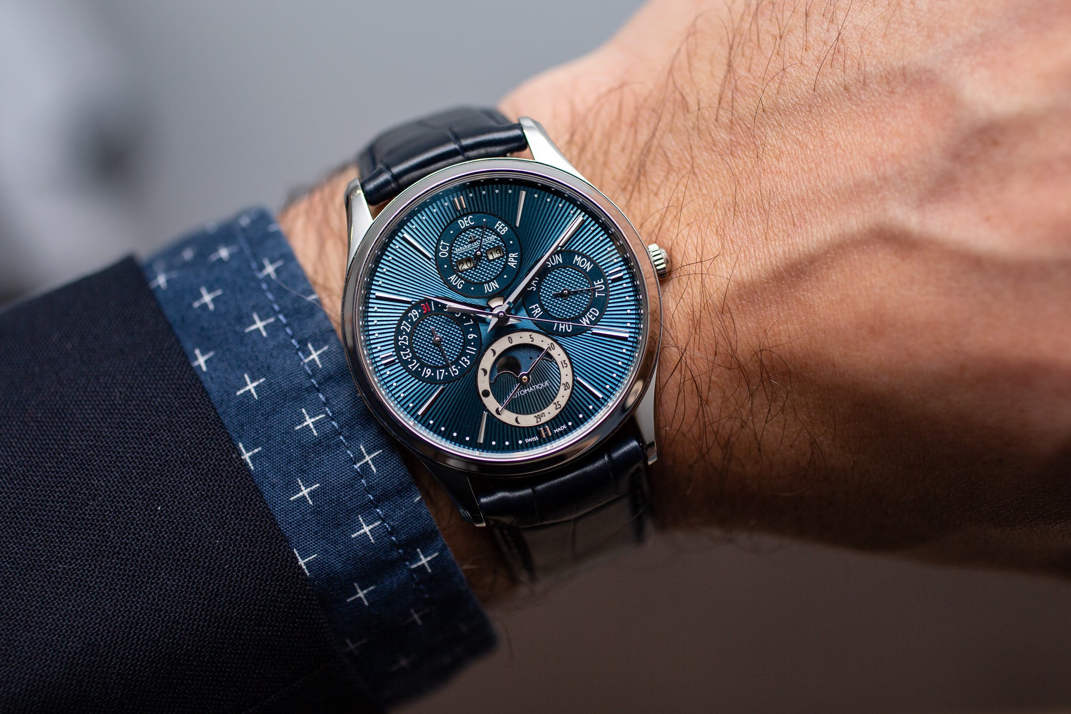 a jaeger qp on wrist