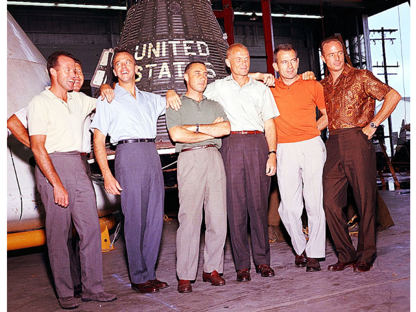 The Mercury Seven.