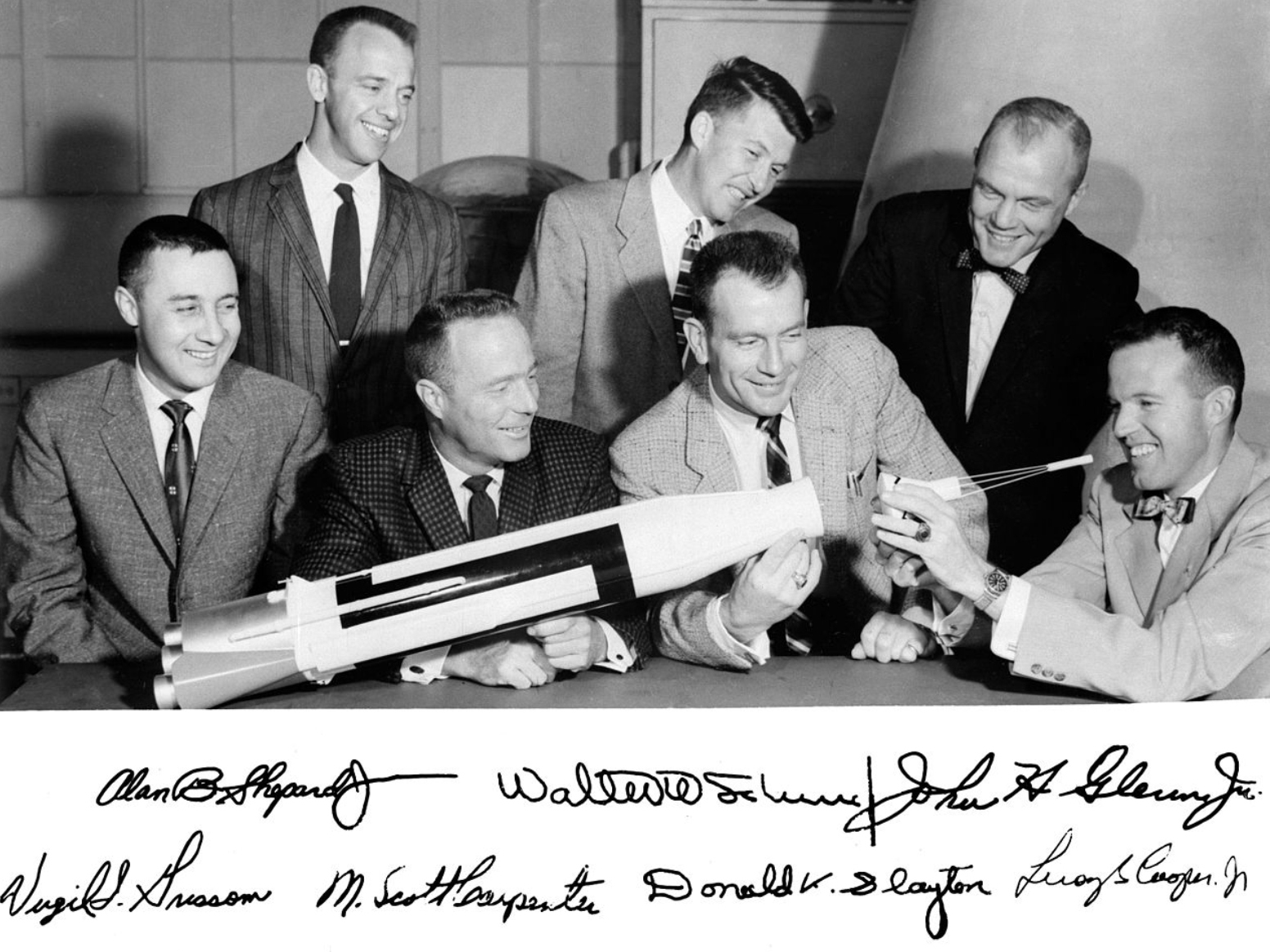 The Mercury Seven.