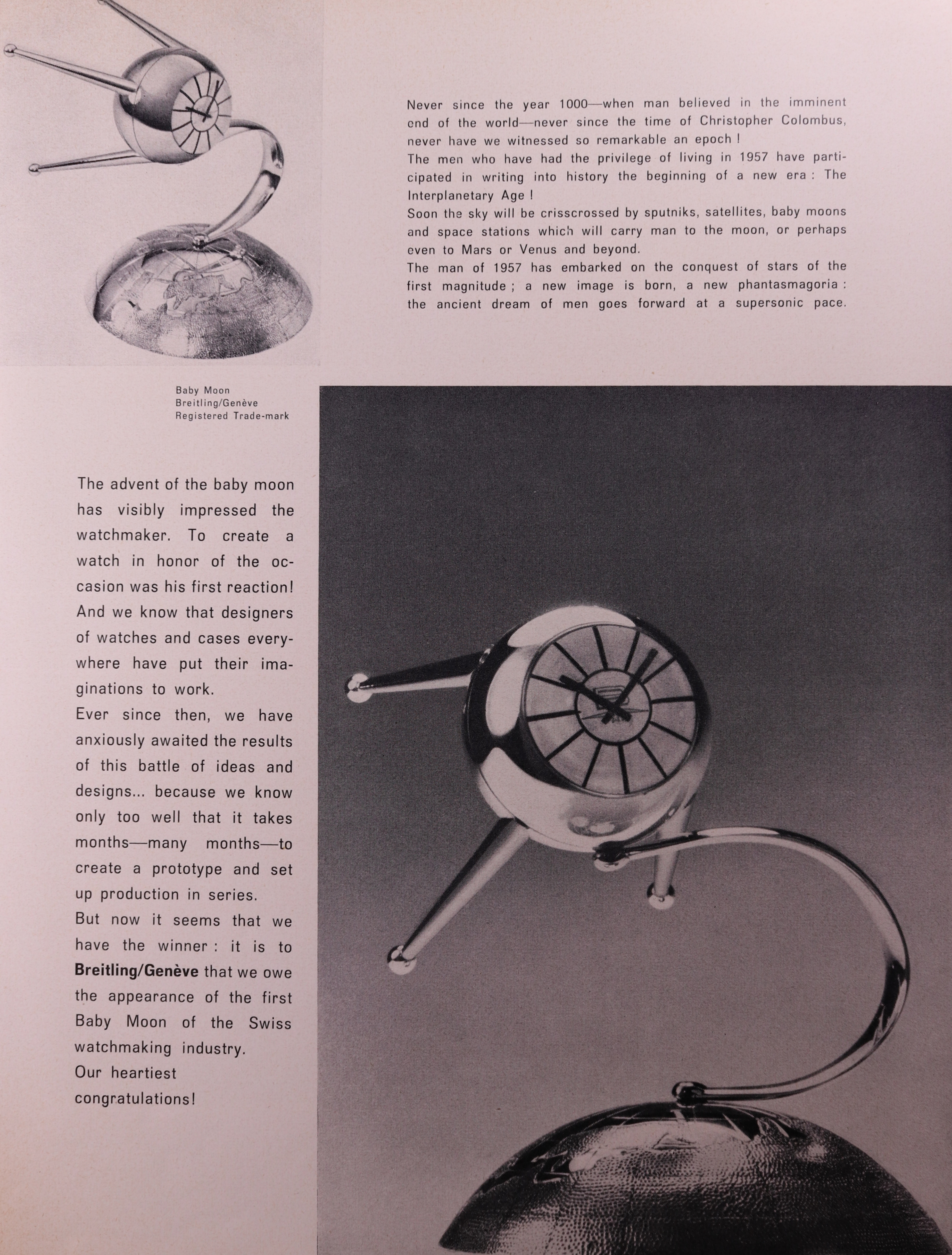 A vintage Baby Moon advertisement.