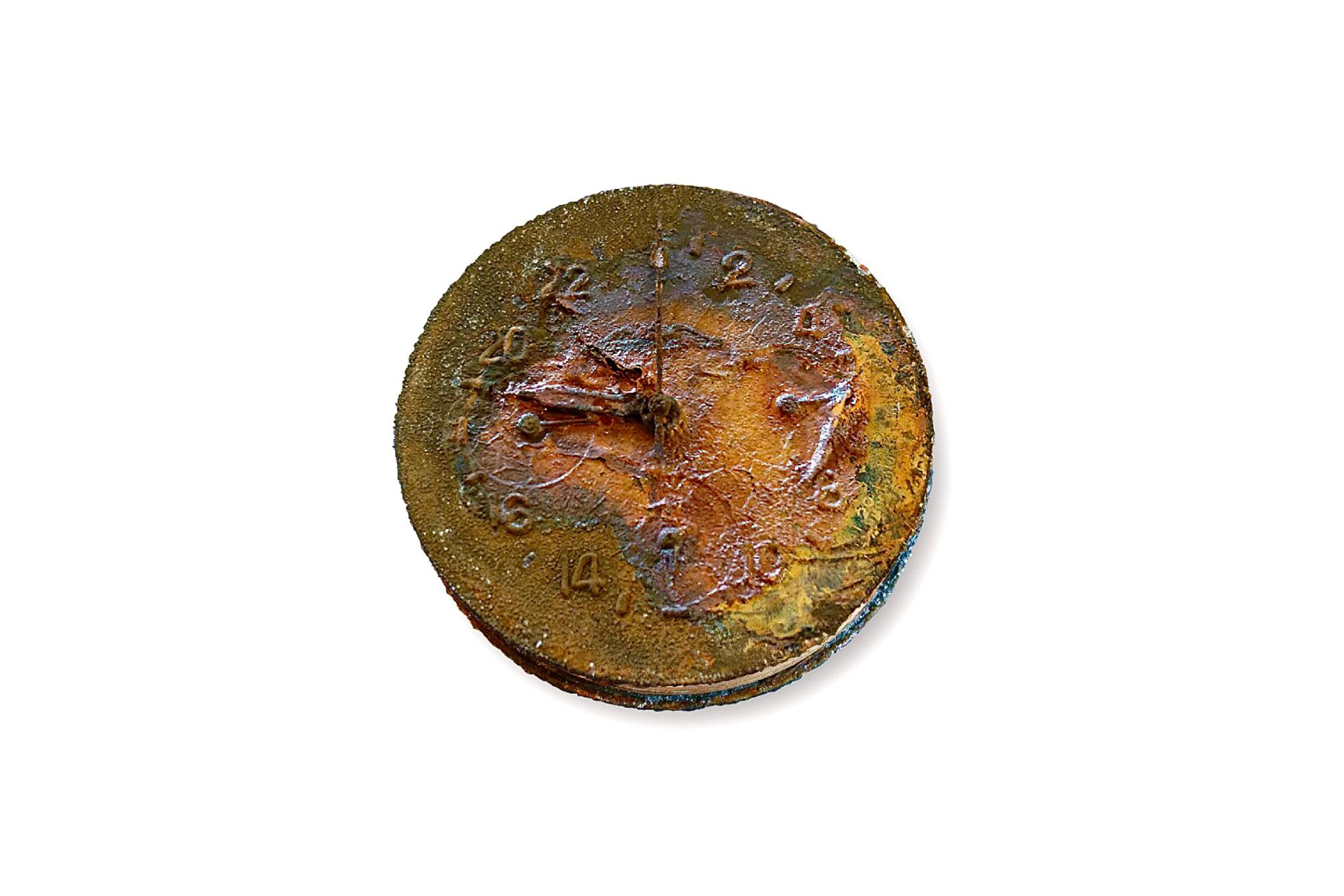 Dial of the flown watch.