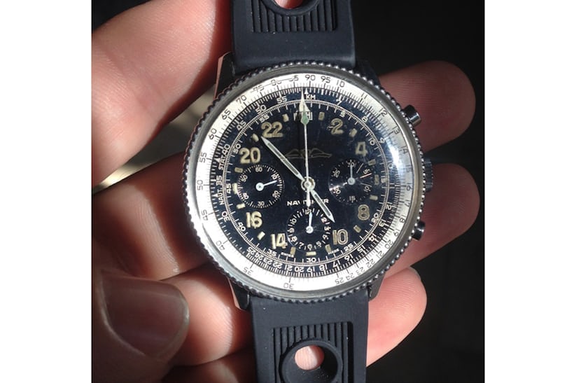 Photograph of the replacement watch.