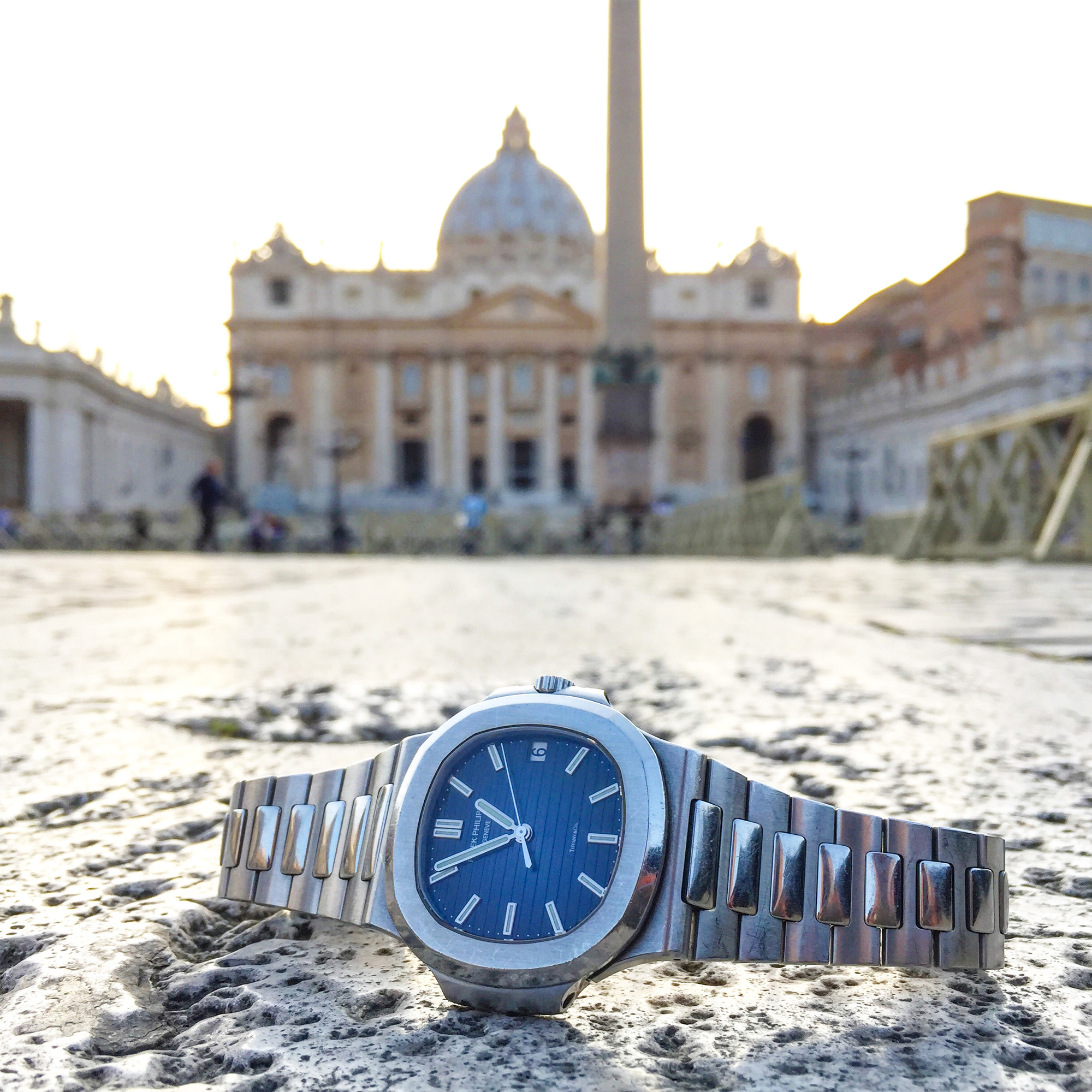 a Patek Philippe 5711 Nautilus with Tiffany stamp