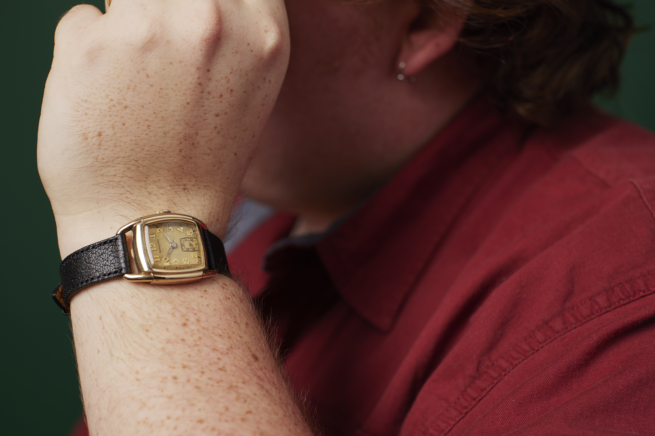 Wrist shot of the Hamilton Dodson.