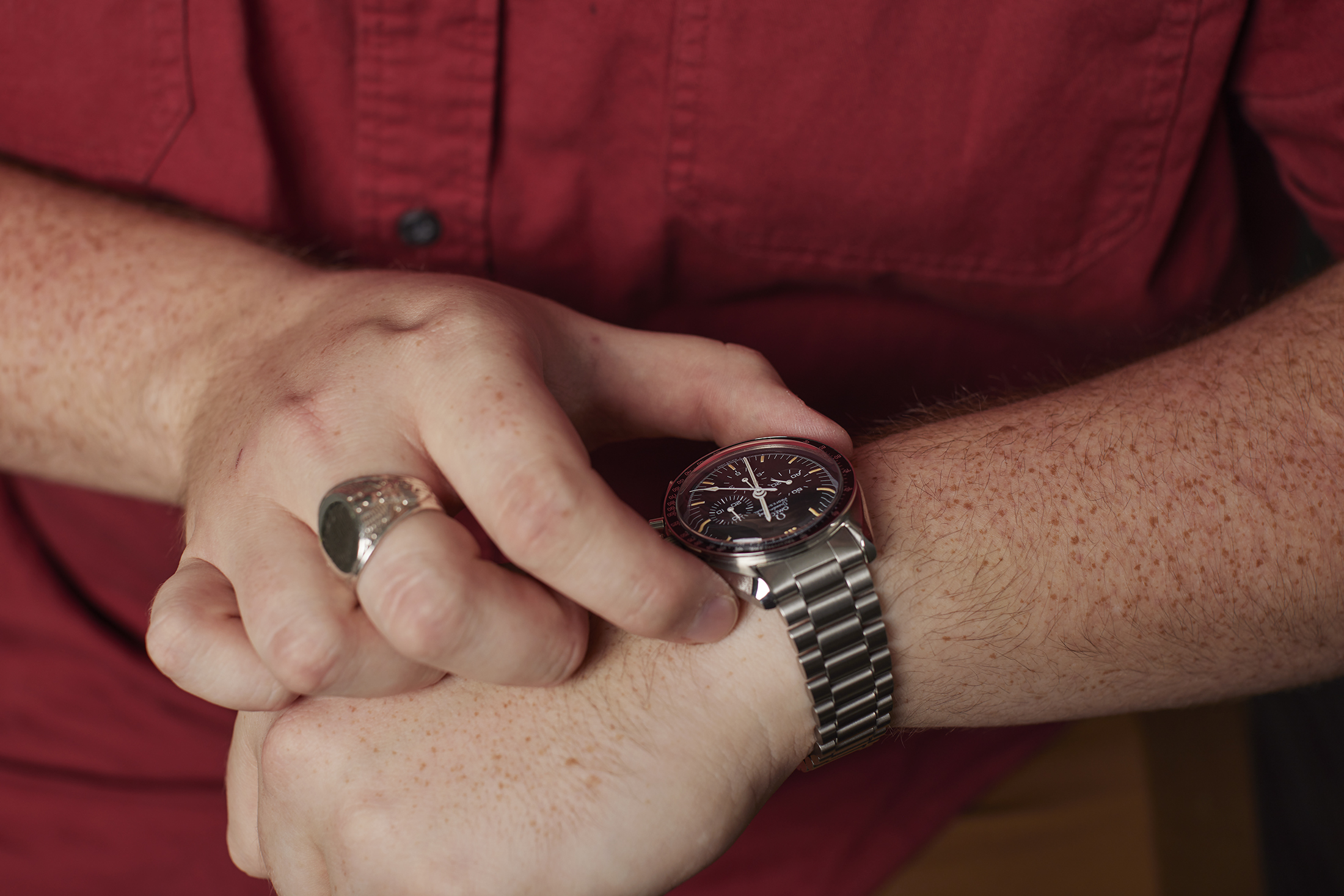 Wrist shot with a Speedmaster.
