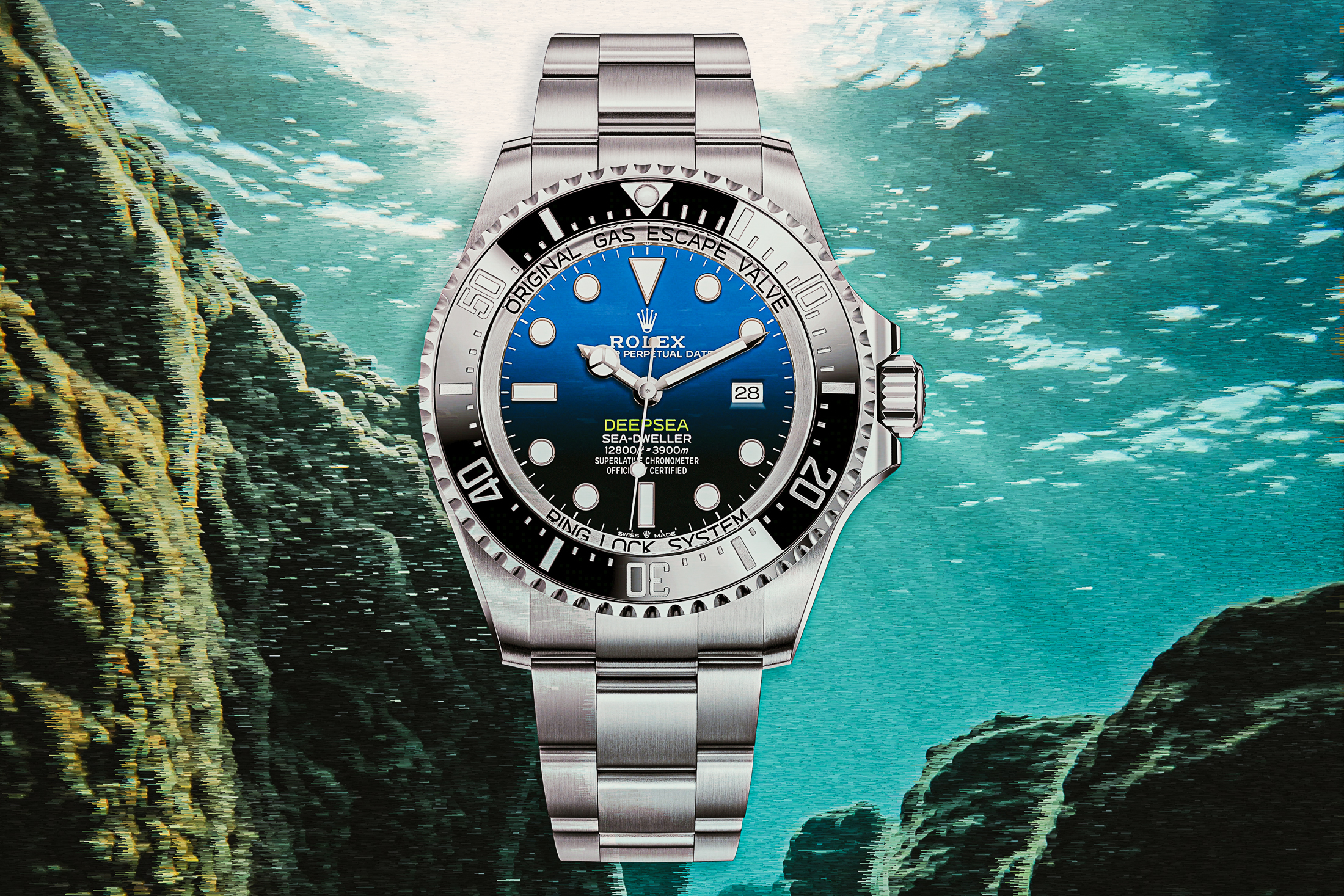 絶品】 ♢即購入OK♢ ❁ᴗ͈ˬᴗ͈ OHSEN黒赤ミリタリー腕時計30m防水デジアナ