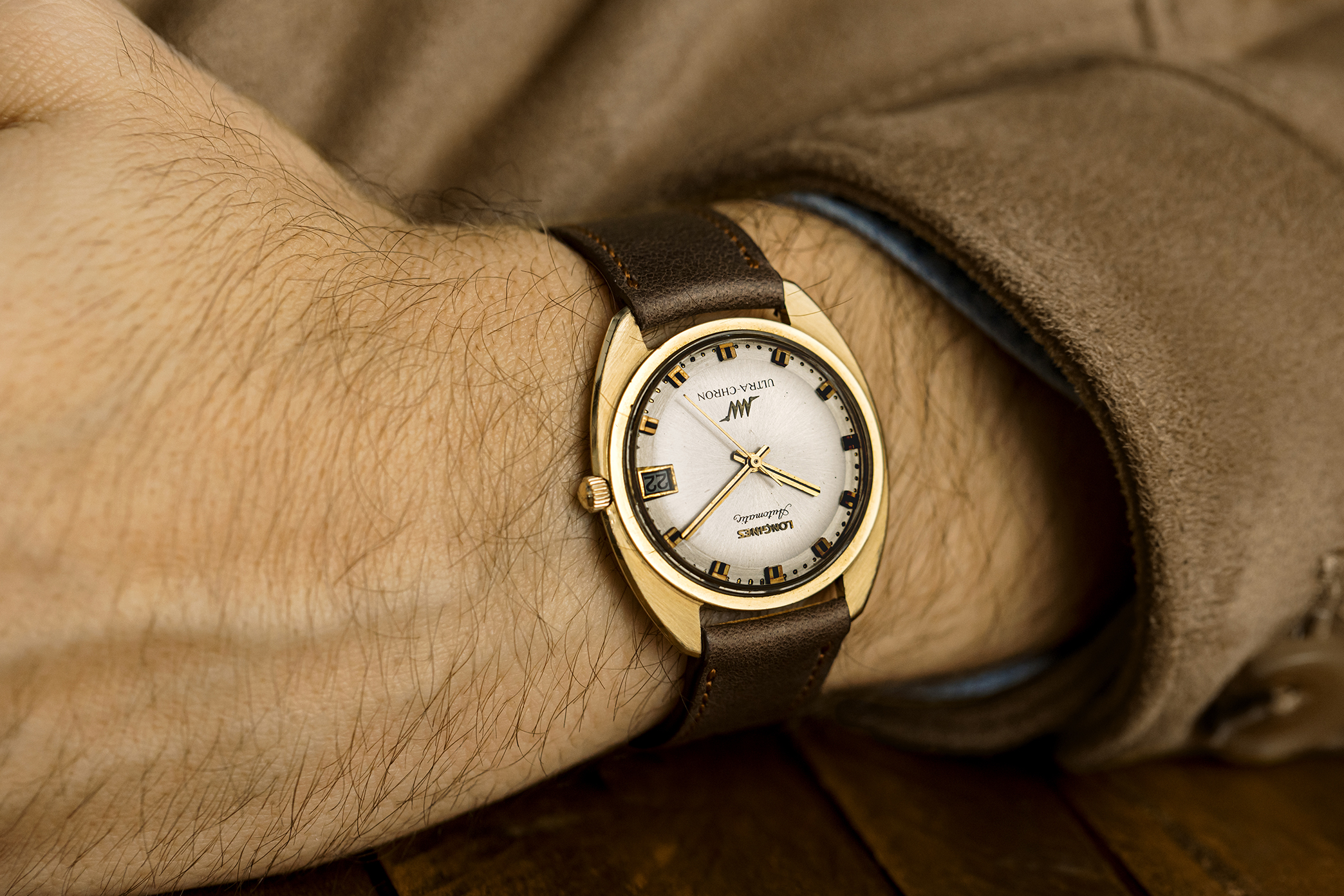 a vintage Longines Ultra-Chron