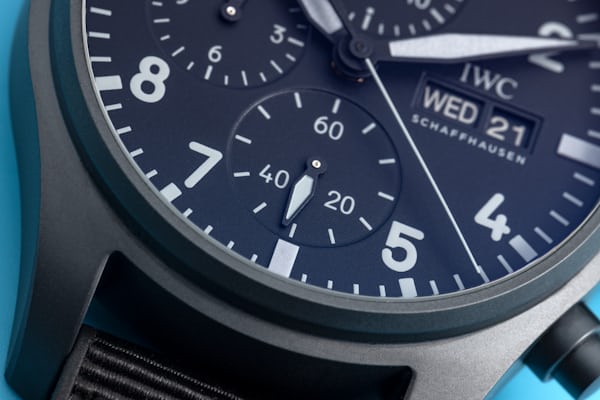 Subdial of IWC watch 